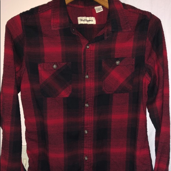 NWOT RUFF HEWN SOFT BUTTON DOWN COLLARD SHIRT! - Picture 5 of 5